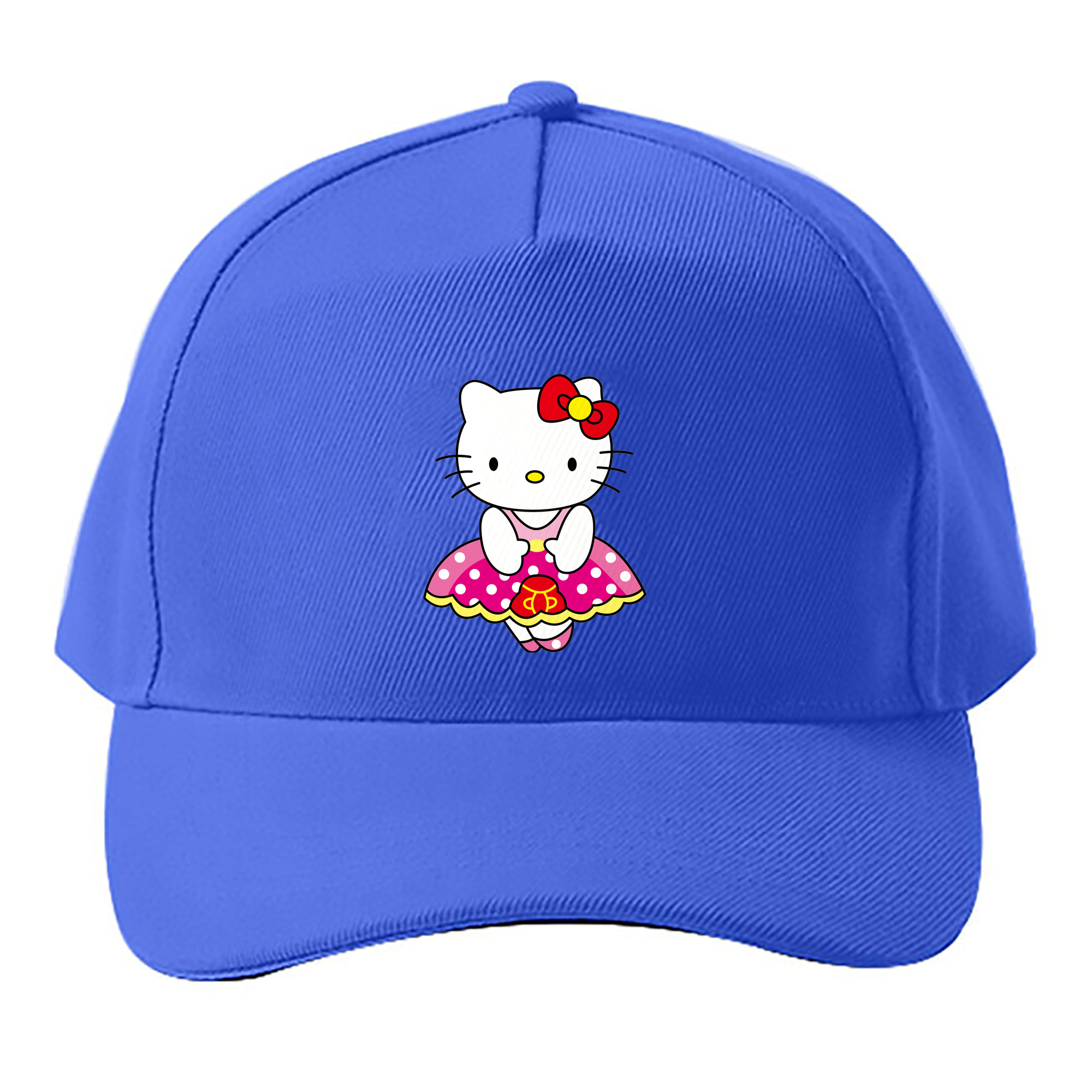 （画像用） Hello Kitty ハローキティ ベースボールキャップ 綿100％ 男女兼用 帽子 スポーツ